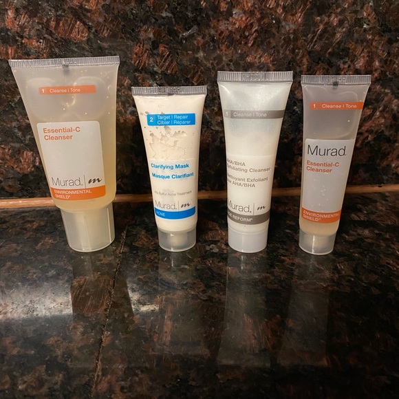 Murad Other - MURAD cleanser exfoliating cleanser and clarifying mask 4 pcs